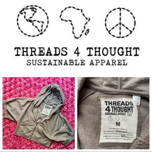 Threads 4 Though Cropped Short Sleeve Hoodie